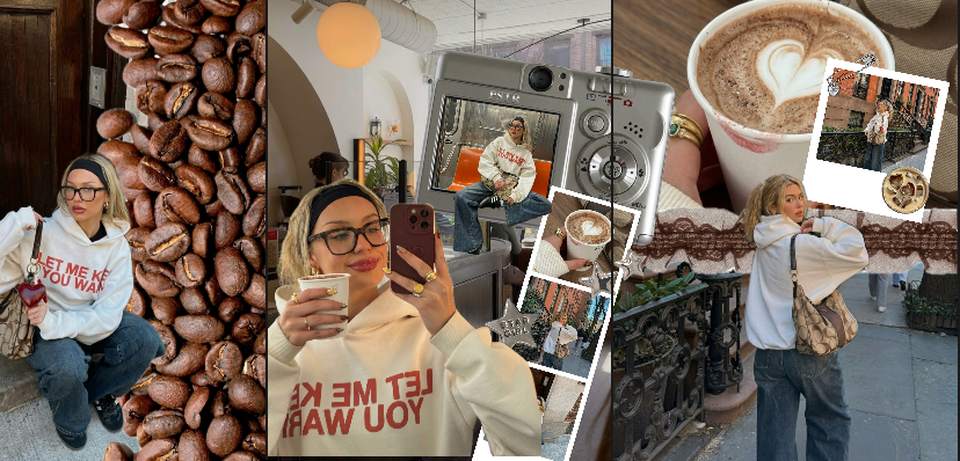 Photo dump built in PSTR in coffee and cream tones